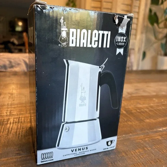 Bialetti Venus Coffee Espresso Maker 6 Cups Induction Stainless 00007255 - Picture 10 of 16